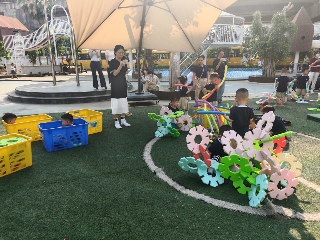 觀游戲 研兒童 促發(fā)展——?？谑猩礁哂變簣@基地園專(zhuān)題培訓(xùn)活動(dòng)-圖片36